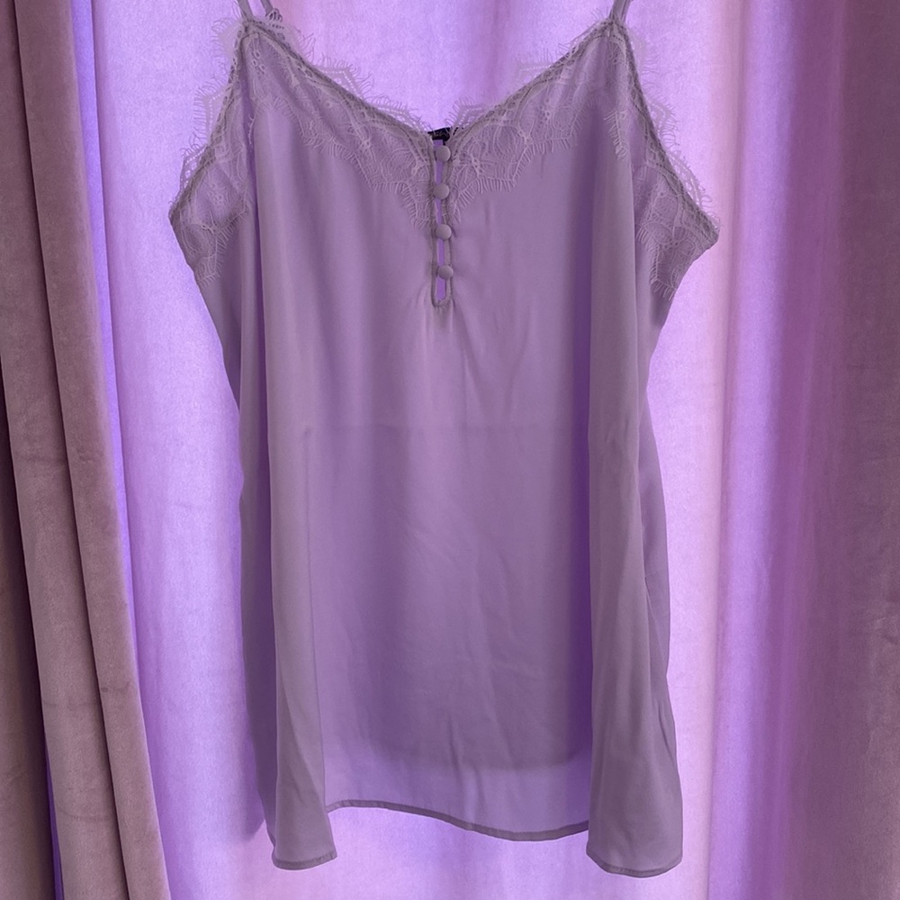 Lacy violet camisole - Picture 4 of 4